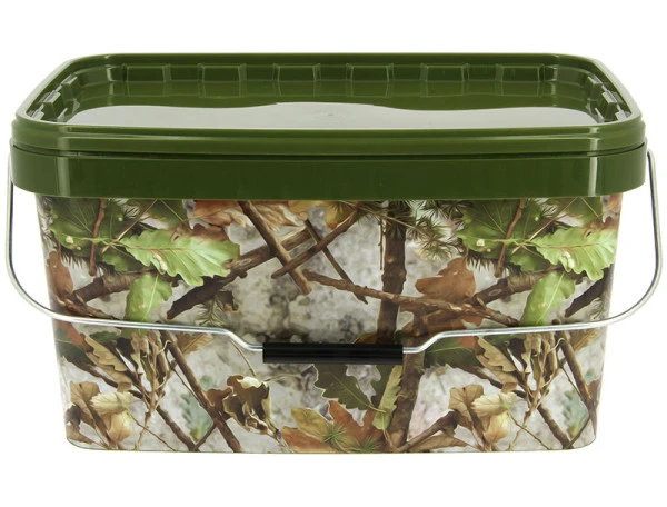 NGT Camo Bucket + Baiting Spoon 2 NGT Camo Bucket + Baiting Spoon - Image 2