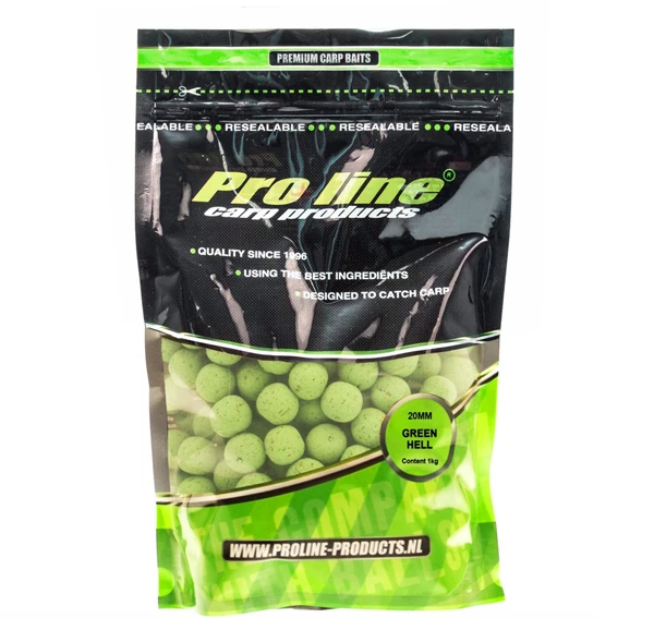 PRO-LINE Proline Green Hell Boilies - 1kg 1 PRO-LINE Proline Green Hell Boilies - 1kg