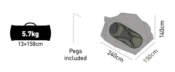 Carp Zoom Expedition Brolly 2 Carp Zoom Expedition Brolly - Image 2