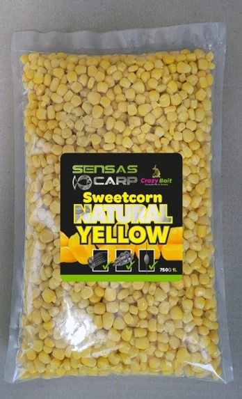 Sensas Carp Sweetcorn Natural Yellow 1000ml 1 Sensas Carp Sweetcorn Natural Yellow 1000ml