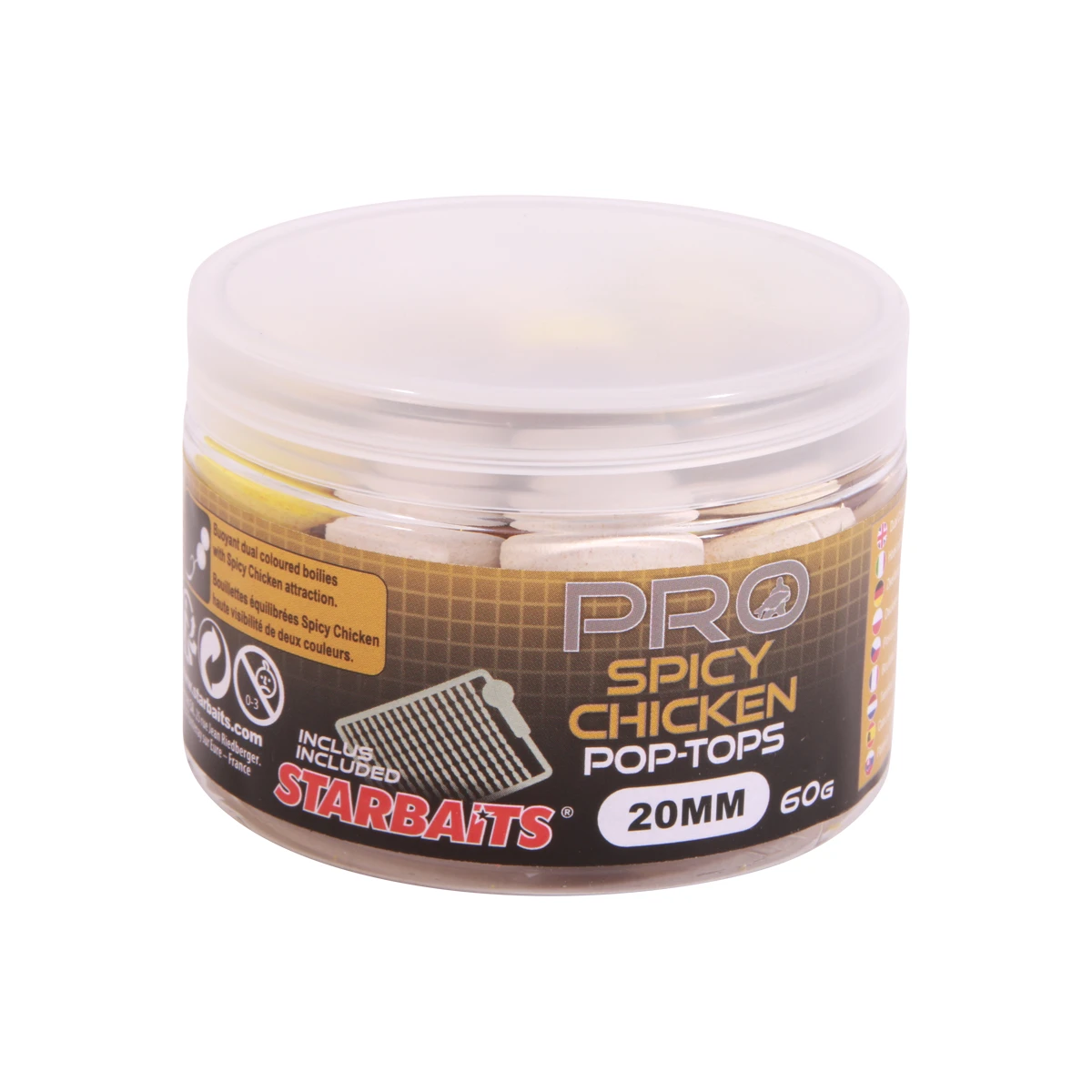 Starbaits Pro Spicy Chicken Pop Tops 60g 2 Starbaits Pro Spicy Chicken Pop Tops 60g - Image 2