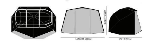 Prologic Avenger 65" Brolly & Mozzy Front 3 Prologic Avenger 65" Brolly & Mozzy Front - Image 3