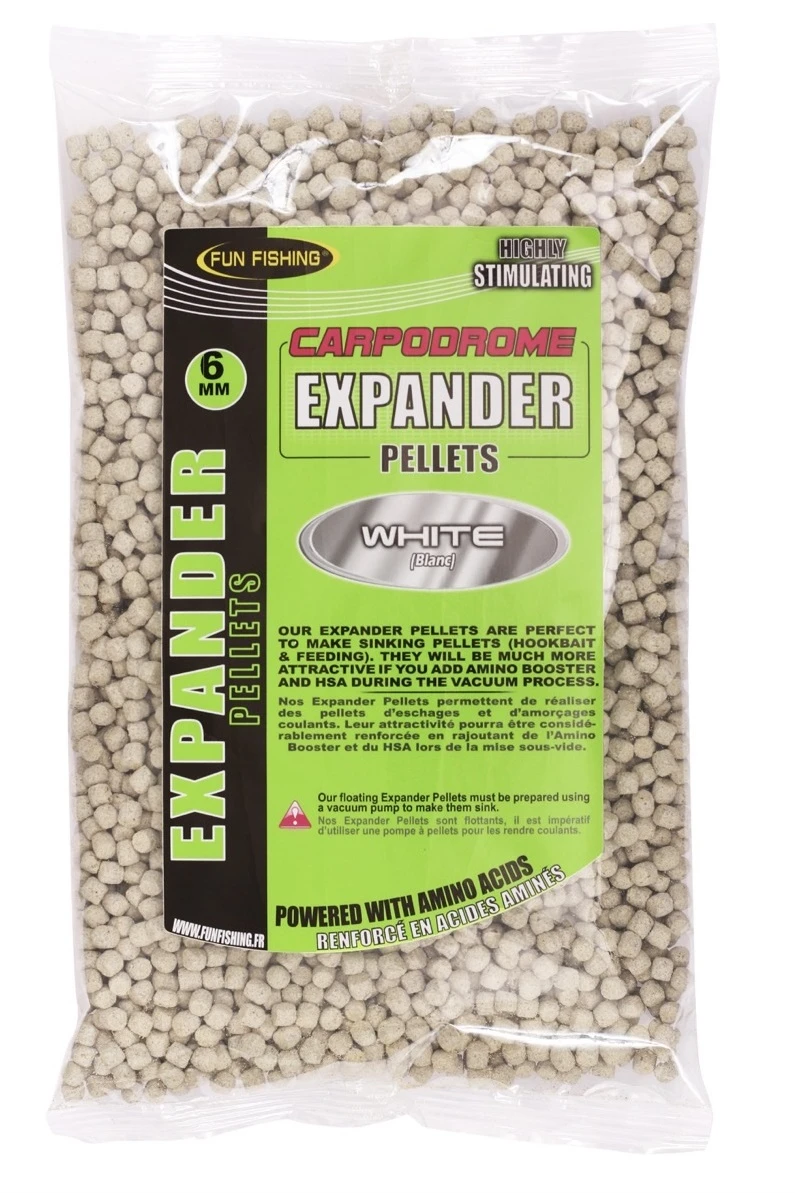 Fun Fishing Carpodrome Expander Pellets White 500g 2 Fun Fishing Carpodrome Expander Pellets White 500g - Image 2