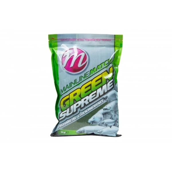 Mainline Match Green Supreme Groundbait (1kg) 1 Mainline Match Green Supreme Groundbait (1kg)
