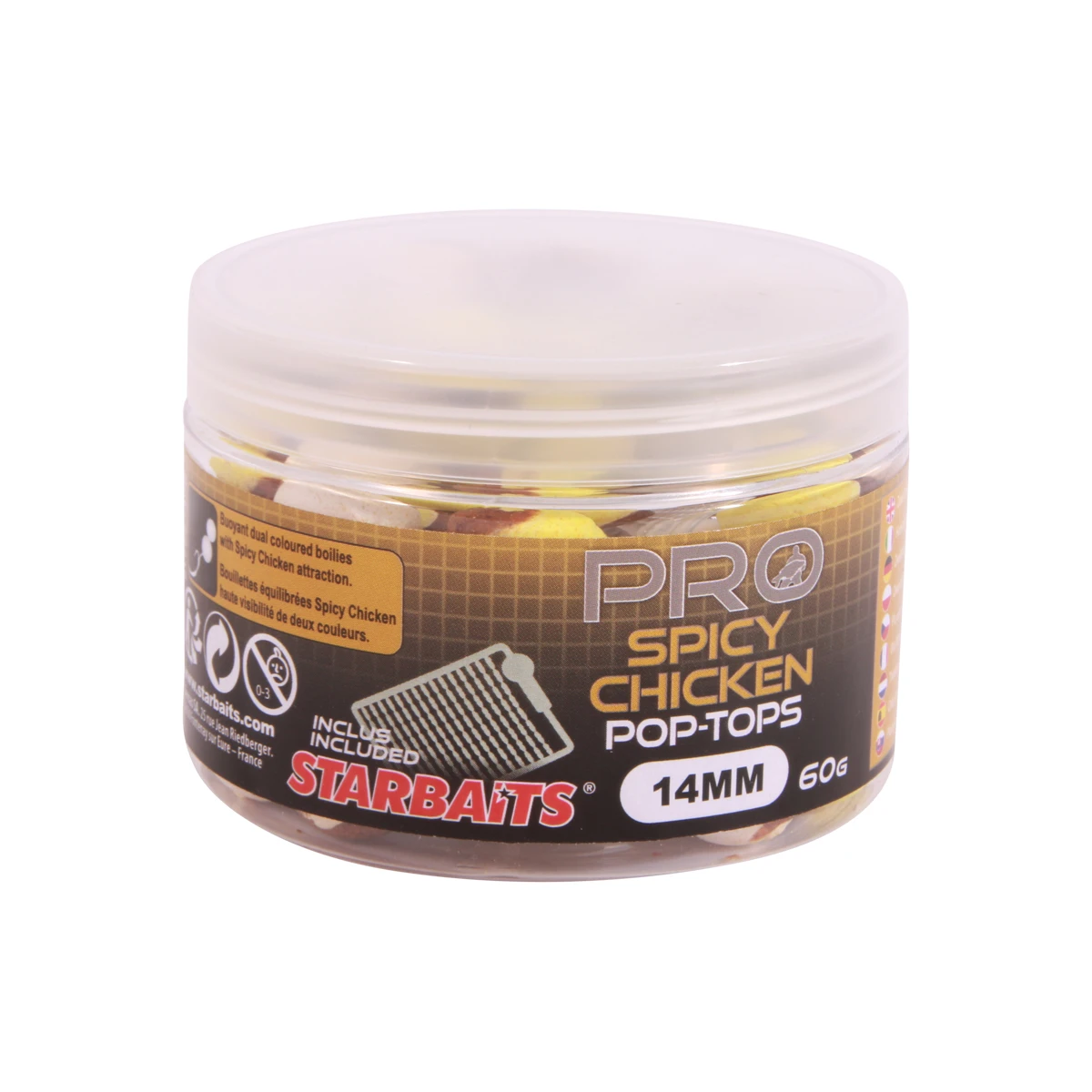 Starbaits Pro Spicy Chicken Pop Tops 60g 1 Starbaits Pro Spicy Chicken Pop Tops 60g