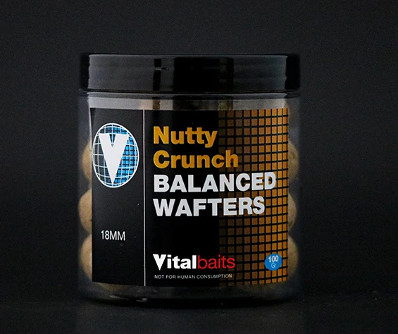 Vital Baits Nutty Crunch Wafters 1 Vital Baits Nutty Crunch Wafters