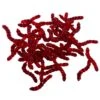 Imitation Bait Ultimate Baits Bloodworms Transparant Red (50pcs)