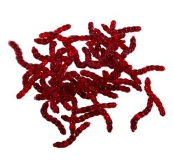 Imitation Bait Ultimate Baits Bloodworms Transparant Red (50pcs)